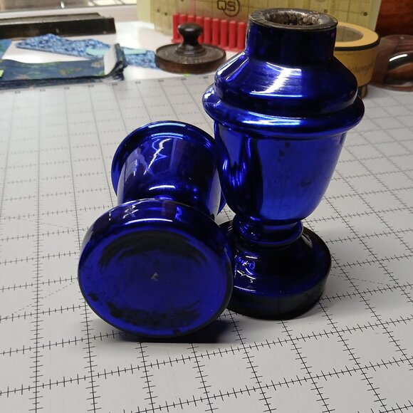 Blue Candlesticks - Picture 2 of 3